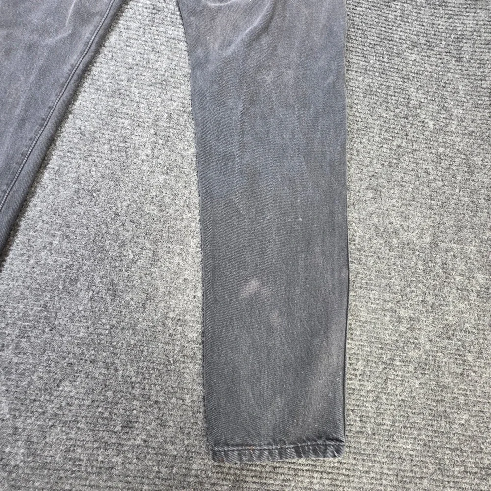 Levi's 501 Original Fit Straight Leg Jeans Men's Size 38x32‎ Black Wash Denim
